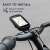 Husă de protecție pentru computerul de ciclism GPS Bryton R750 SE montat pe ghidonul bicicletei