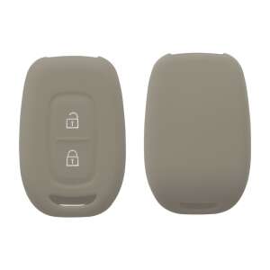 Kwmobile Car Key Cover for Dacia/Renault 2 Buttons, Grey, Silicone, KWM000012VM004C