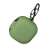 Green silicone case for Samsung Galaxy Buds FE with a carabiner