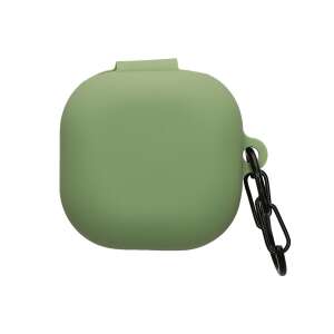 Green silicone case for Samsung Galaxy Buds FE with a carabiner - Headset Accessory