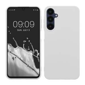 White Kwmobile silicone case for Samsung Galaxy A25 - Phone Case