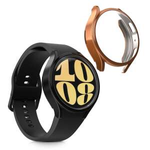 kwmobile Etui ochronne do Samsung Galaxy Watch 6 40mm - Czarne i złote etui ochronne - Akcesoria do inteligentnych zegarków