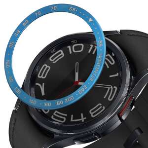 Kwmobile niebieski aluminiowy pierścień ramki do Samsung Galaxy Watch 6 Classic 43mm - Etui do inteligentnych zegarków