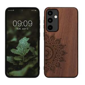 Kwmobile Case for Samsung Galaxy A55, Brown, Wood, KWM000021PL001C