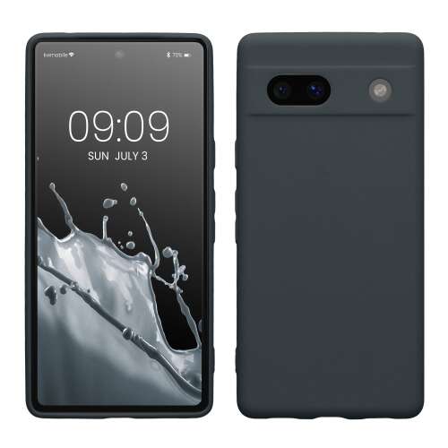 Kwmobile Google Pixel 7a Case, Dark Gray, Silicone, KWM000019YF019C