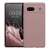 Kwmobile silicone case for Google Pixel 7a in pink, front and back view