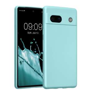 Kwmobile Case for Google Pixel 7a, Light Green, Silicone, KWM000019YG007C