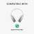 Apple AirPods Max headphones compatible with Kwmobile cat ear headband