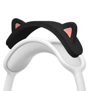 Black and pink cat ear headband for Apple AirPods Max headphones - Headset Accessory