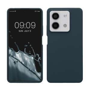 Калъф Kwmobile за Xiaomi Redmi Note 13, тъмно зелен, силикон, KWM000020LM003C