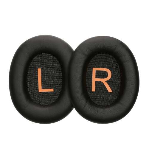 kwmobile Fekete Csere Fülpárnák QCY H3 ANC Fejhallgatóhoz