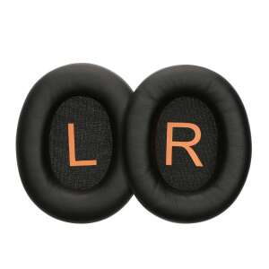 kwmobile Czarne Zamienne Nauszniki do Słuchawek QCY H3 ANC - Zestaw słuchawkowy