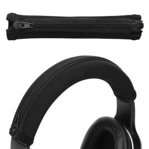 kwmobile Czarny Neoprenowy Pokrowiec na Pałąk Słuchawek do Audio-Technica ATH-S200BT/ATH-S220BT - Zestaw słuchawkowy