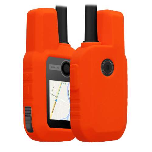 Husa de protecție din silicon portocaliu pentru dispozitivul GPS Garmin Alpha 10