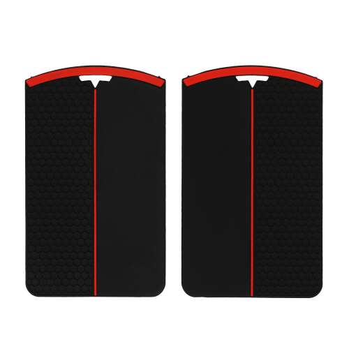 Kwmobile black and red silicone key cover for Tesla Model 3, Model Y, Model S, and Model X