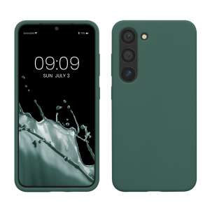 Kwmobile tok Samsung Galaxy S23-hoz, zöld, szilikon, KWM000017WB046C