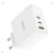 Ładowarka Hoco HOCO ładowarka sieciowa 2 x Typ C + USB A QC PD 65W GaN N30 biała 102103600