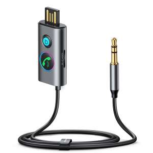 Joyroom JR-CB7 Bluetooth 5.3 Wireless Audio Receiver mit Super Bass, Grau - Transmitter
