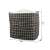 Fekete-fehér kockás mosókonyha kosár méretekkel