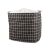 Praktikus Tárolókosár 90L összecsukható szennyeskosár rácsos mintával