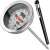 Malatec 23813 Bitumenes Sütőhőmérő, meat thermometer with a long probe, stainless steel, with a dial showing temperature in Celsius, ideal for grilling, smoking, and roasting