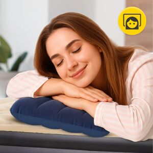 Avenli inflatable travel pillow in use, comfortable rest - Babies & Toddler