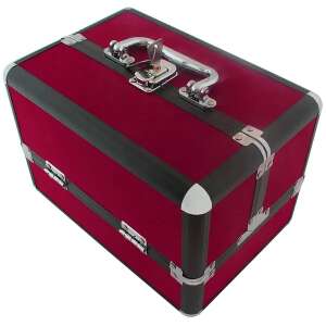 Elegáns Kozmetikai Táska - Bordó - 25x17x17cm