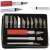 Modeling Knife Set with 13 Blades, Case, 15.5x6.5x3 cm 102117749