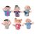 Kruzzel Family Finger Puppets Set of 6
