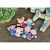 Kruzzel Family Finger Puppets Set of 6 on Wooden Table