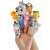 10 piece animal finger puppets set