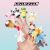 Kruzzel animal finger puppets set, featuring a collection of plush animal characters on a hand.