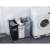 Three-compartment Freestanding Laundry Basket 135l 102118063