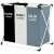 Three-compartment Freestanding Laundry Basket 135l 102118063