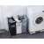 Three-compartment Freestanding Laundry Basket 135l 102118063