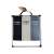 Three-compartment Freestanding Laundry Basket 135l 102118063