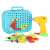Ikonka Creative Building Blocks Set: Suitcase, Toy Drill, and Pieces