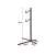 Black bicycle repair stand with dimensions