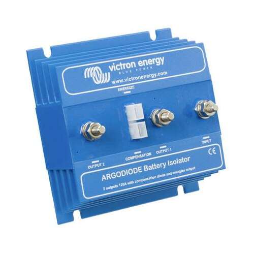 Изолатор за батерии Victron Energy Argo 80-2AC, 2 изхода 120A с компенсационен диод