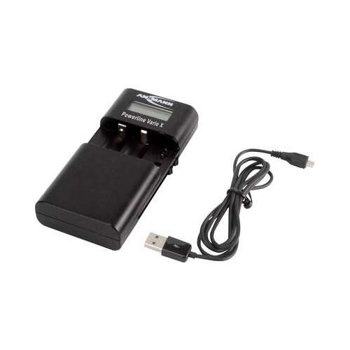 Ansmann Powerline Vario X kamera akkumulátor töltő