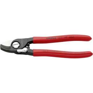 Cęgi do kabli Knipex 95 21 165, 165 mm, czarne, zdolność cięcia: O 15 mm - Knipex