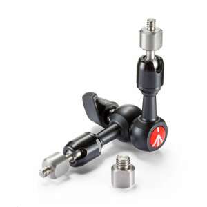 Manfrotto 244MICRO Austauschbarer Verbindungsarm mit 1/4" Anschluss und 3/8" Adapter - Foto, Video & Optik