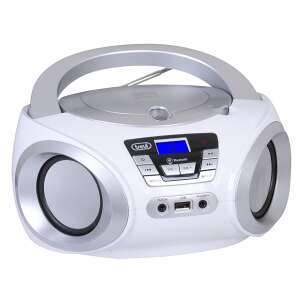 Player CD portabil Trevi CMP 544BT cu Bluetooth, radio FM, intrare USB și AUX, alb - Trevi Radiouri