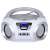 Trevi CMP 544BT tragbarer CD-Player mit Bluetooth, FM-Radio, USB- und AUX-Eingang, weiß