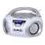 Trevi CMP 544BT tragbarer CD-Player mit Bluetooth, FM-Radio, USB- und AUX-Eingang, weiß