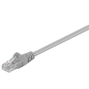 Goobay CAT 5e patch cable, U/UTP, gray, 1 meter - Cable
