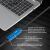 LINDY 15m USB 3.0 Aktív hosszabbító kábel Pro Black laptophoz csatlakoztatva