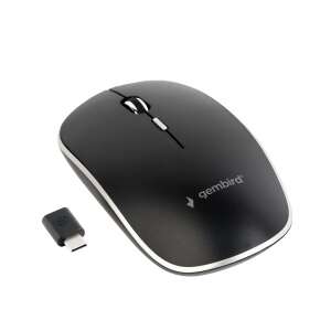Mouse optic wireless Gembird MUSW-4BSC-01, negru, 1600 DPI - Gembird
