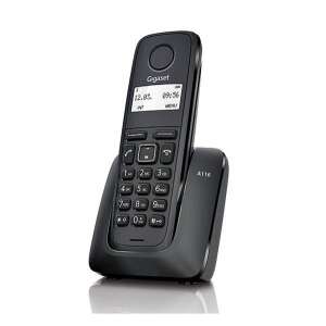 GIGASET A116 vezetékes TELEFON készülék, DECT / hordozható - FEKETE - S30852-H2801-R101 - GYÁRI