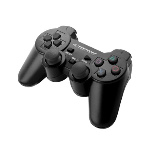 Esperanza EGG107K Trooper, PC/PS3, USB, Fekete Vezetékes kontroller